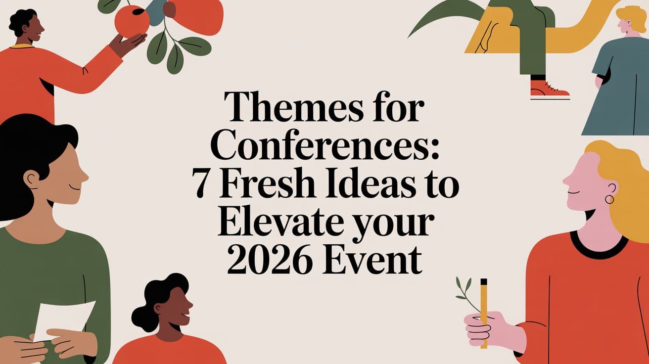 Conference themes: 31 ideas for 2026 (and 2027) that actually work